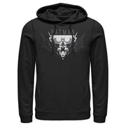 Men's Batman Winged Hero Emblem  Adult Pull Over Hoodie