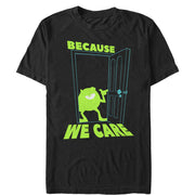 Men's Monsters Inc Mike Cares Doorway  Adult T-Shirt