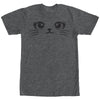 Men's Lost Gods Cute Cat Face  Adult T-Shirt