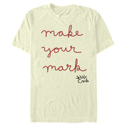 Men's Cruella Make Your Mark Cursive Writing  Adult T-Shirt