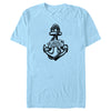 Men's Cap'n Crunch Black and White Anchor Logo  Adult T-Shirt