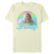 Men's Britney Spears Rainbow Star  Adult T-Shirt