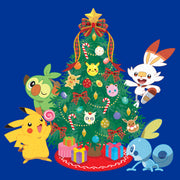 Men's Pokemon Christmas Tree Friends  Adult Sweatshirt