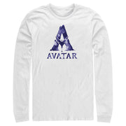 Men's Avatar Watercolor A Logo  Adult Long Sleeve Shirt