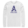 Men's Avatar Watercolor A Logo  Adult Long Sleeve Shirt