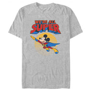 Men's Mickey & Friends We're All Super Mousey  Adult T-Shirt