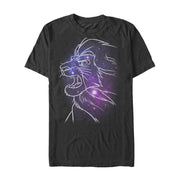 Men's Lion King Mufasa Star Profile  Adult T-Shirt