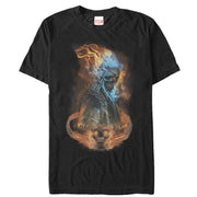 Men's Marvel Ghost Rider Hellfire Chain  Adult T-Shirt