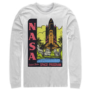 Men's NASA Bold Space Program  Adult Long Sleeve Shirt