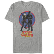 Men's Star Wars Retro Best Friend Circle  Adult T-Shirt