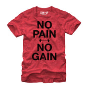 Men's CHIN UP No Pain No Gain  Adult T-Shirt