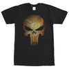 Men's Marvel Punisher Aged Skull Symbol  Adult T-Shirt