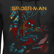 Men's Marvel Spider-Man: No Way Home Slinging Cover  Adult Pull Over Hoodie