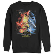 Men's Star Wars The Force Awakens Cool Poster  Adult Sweatshirt