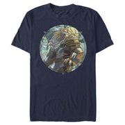 Men's Magic: The Gathering Ajani Stained Glass  Adult T-Shirt