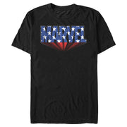 Men's Marvel Classic American Star Logo  Adult T-Shirt