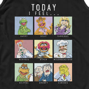 Men's The Muppets Mood Chart  Adult Tank Top