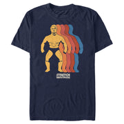 Men's Stretch Armstrong Colored Figures  Adult T-Shirt