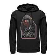 Men's Star Wars The Force Awakens Kylo Ren TIE Fighter  Adult Pull Over Hoodie