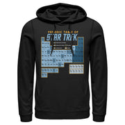 Men's Star Trek Periodic Table Of Starfleet  Adult Pull Over Hoodie