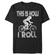 Women's CHIN UP How I Roll  Adult Boyfriend Tee