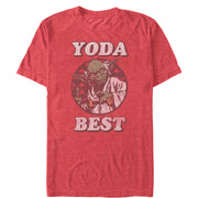 Men's Star Wars Valentine's Day Yoda Best  Adult T-Shirt