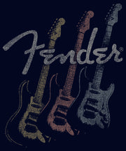 Men's Fender Triple Fret Logo  Adult T-Shirt