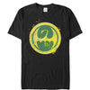 Men's Marvel Iron Fist Dragon Splatter Logo  Adult T-Shirt