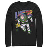 Men's Lightyear Retro Distressed Buzz and Sox  Adult Long Sleeve Shirt