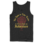 Men's Onward Take Risks to Have Adventure  Adult Tank Top