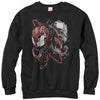 Men's Marvel Carnage and Venom  Adult Sweatshirt