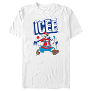 Men's ICEE Bear Happy Hiking  Adult T-Shirt