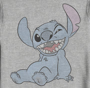 Men's Lilo & Stitch Halftone Smile  Adult Sweatshirt