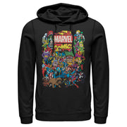 Men's Marvel Hero Epic Collage  Adult Pull Over Hoodie