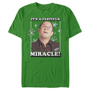 Men's Seinfeld George Costanza It's a Festivus Miracle  Adult T-Shirt