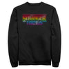 Men's Stranger Things Sparkling Rainbow Logo  Adult Sweatshirt