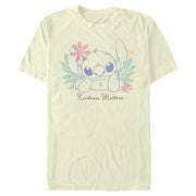 Men's Lilo & Stitch Kindness Matters Outline  Adult T-Shirt