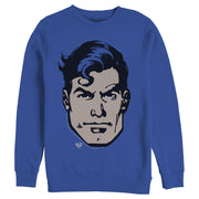 Men's Superman Classic Clark Kent Portrait  Adult Sweatshirt