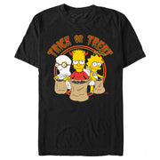 Men's The Simpsons Trick-or-Treat Trio  Adult T-Shirt