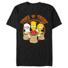 Men's The Simpsons Trick-or-Treat Trio  Adult T-Shirt