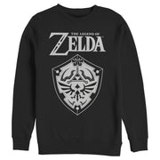 Men's Nintendo Legend of Zelda Shield  Adult Sweatshirt