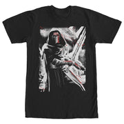 Men's Star Wars The Force Awakens Kylo Ren Lightsaber Splatter  Adult T-Shirt