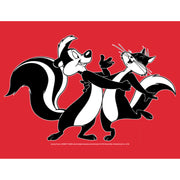 Men's Looney Tunes Pep� Le Pew and Penelope Dancing  Adult T-Shirt