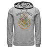 Men's Harry Potter Vintage Hogwarts Crest  Adult Pull Over Hoodie