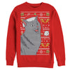 Women's Lost Gods Ugly Christmas Food Cat  Adult Sweatshirt