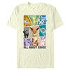 Men's Pokemon All About Eevee Eeveeloution  Adult T-Shirt