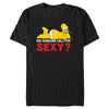 Men's The Simpsons Valentine's Day Homer Did Someone Call for Sexy?  Adult T-Shirt