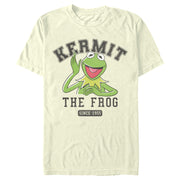 Men's The Muppets Kermit 1955 Collegiate  Adult T-Shirt