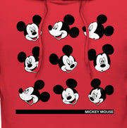 Men's Mickey & Friends Facial Expressions  Adult Pull Over Hoodie