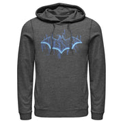 Men's Batman Logo Digital Wing  Adult Pull Over Hoodie